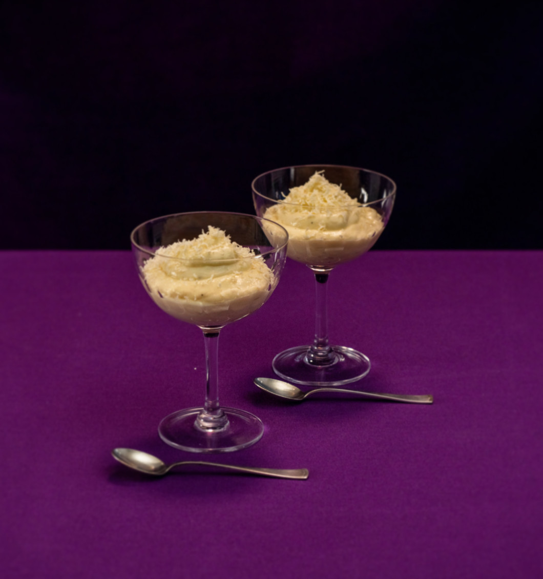 White Chocolate Cardamom Mousse