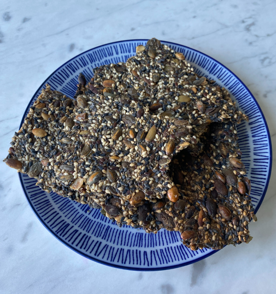 Crunchy Seed Crackers